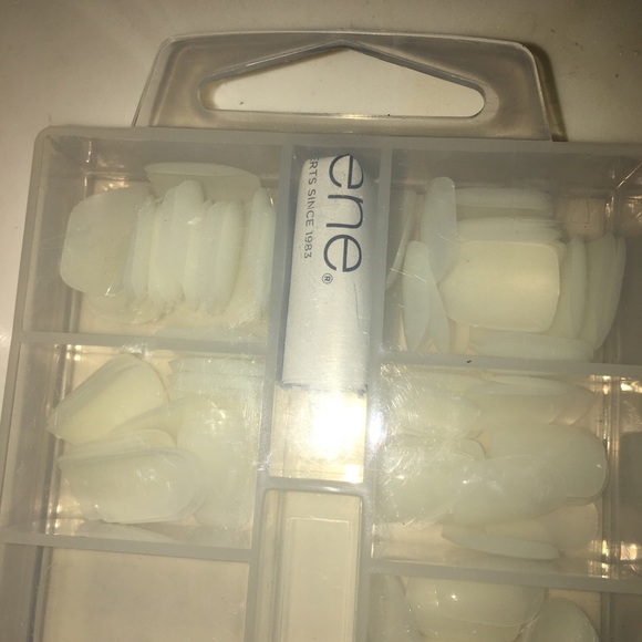 Plain clear nails 20 boxes all come there are nail glue in 14 of them. - Picture 5 of 8